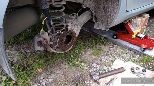 Замена задней ступицы на Toyota Auris.