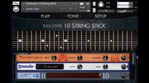 Orange Tree Samples releases "Evolution 10 String Stick" for Kontakt Player