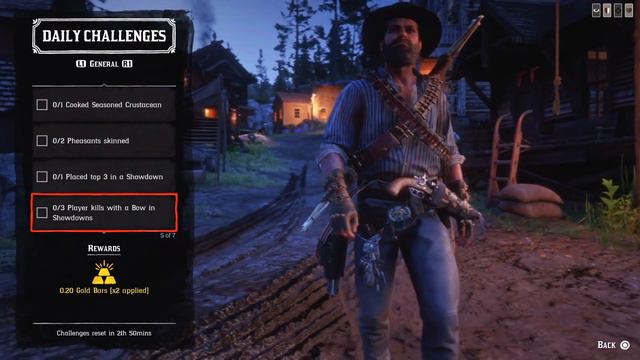 RDR2 Online Daily Challenges 3/4 & Madam Nazar location - RDR2 March 4 2023 смотреть онлайн