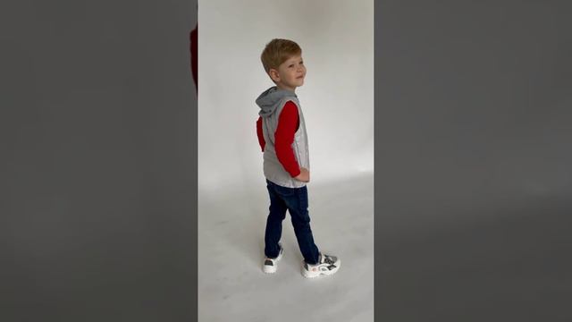 теплые жилеты с капюшоном 80-116 см смотреть онлайн