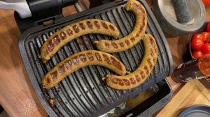 Bratwurst im Tefal OptiGrill