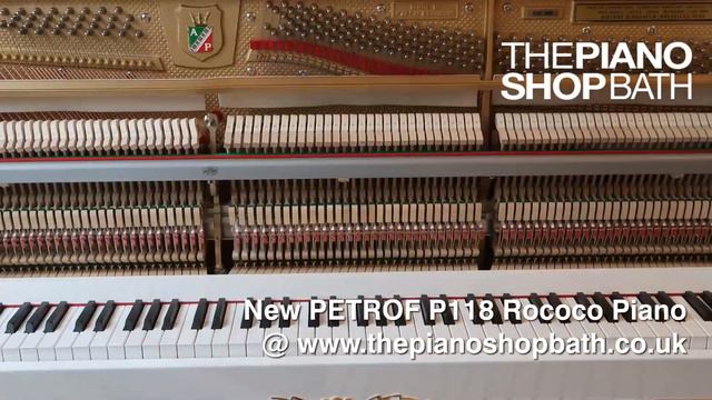 Petrof P118 Rococo Upright Piano @ The Piano Shop Bath смотреть онлайн