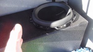 Rockford Fosgate Power T110D2 Q Power QBOMB10VL Single 10" just WOW Check out the Excursion Polyfil