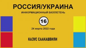 н016. Россия-Украина. Казус Саакашвили