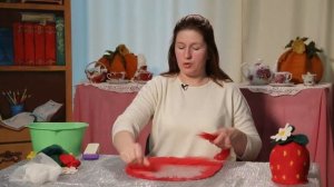 Мастер класс Грелка на чайник из шерсти Клубничка в рамках программы Ручная работа на Мире Белогорь