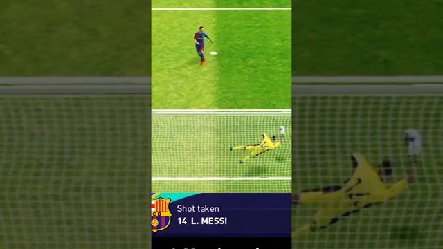 Lionel Messi penalty miss is pes 2021 saves by K.Navas #messi #navas #pes2021 #football