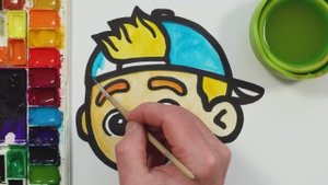 Рисуем и раскашиваем мопед и мальчика\\ Рисование для девочек! Давайте рисовать вместе!