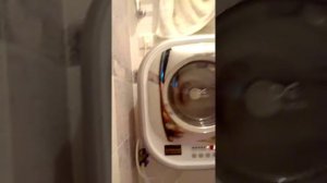 Настенная стиральная машина DWD-CV701 PC (тест-драйв полоскание)