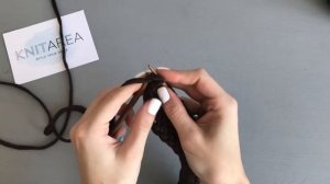 Как связать корзину из трикотажной пряжи спицами