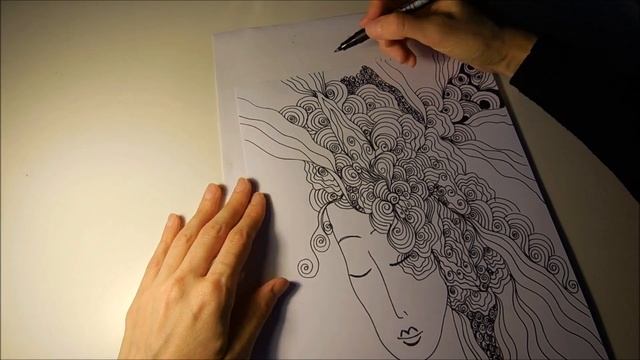 Me drawing /Zentangle Art/drawing/ Doodling/ Paradox/ ДУДЛИНГ/ ЗЕНТАНГЛ смотреть онлайн