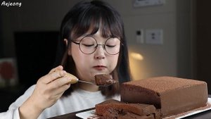 탱글쫀득! 찐~한 초코푸딩?디저트 먹방 DARK CHOCOLATE PUDDING MUKBANG ASMR