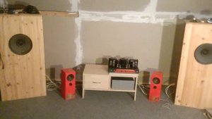 Ламповый двухтактный усилитель на 6п3с по схеме  Fender Delux