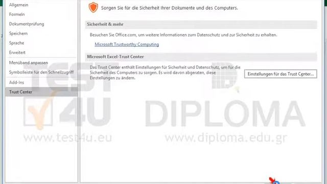 Aktivieren Sie alle Makros. Schließen Sie Excel. смотреть онлайн