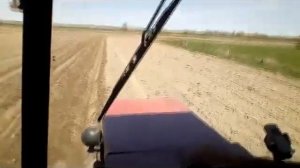 посадка картофеля минитрактором