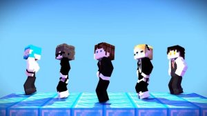 [GANGNAM STYLE/MINECRAFT STYLE] | (Minecraft animation dance) | Mine-imator TEMPLATE Download