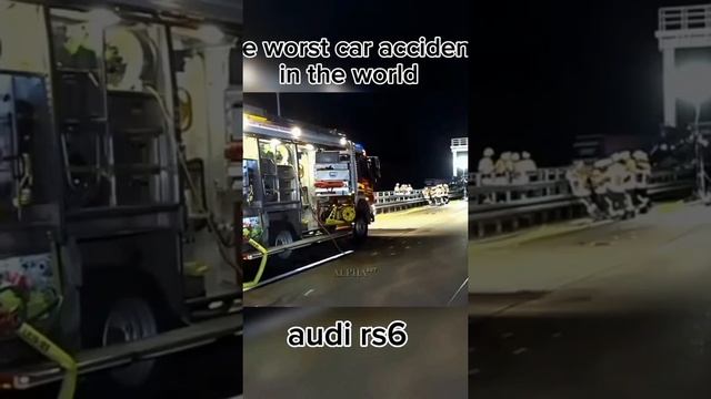 worst car accident audi rs6 editing khapt edit video