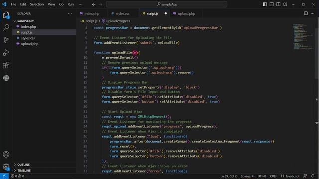 File Uploading with Progress Bar using PHP and JavaScript Tutorial
