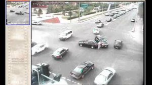 Авария на перекрестке.