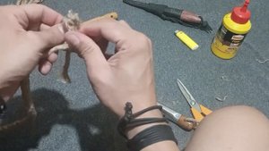 Огон. Как вплести коуш.