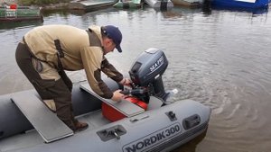 Как мы купили лодку и мотор на заработок в ютубе / Лодочный мотор Sea-Pro 9.9 л.с /Лодка NORDIK 300