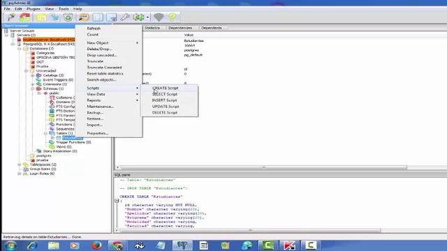 SELECT POSTGRESQL