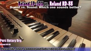 Roland FP-30X vs Roland RD-88: Sound vs Sound COMPARISON!