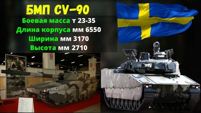 CV 90 Шведская боевая машина пехоты (Краткий Обзор)