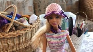 ????Одежда ????для барби крючком