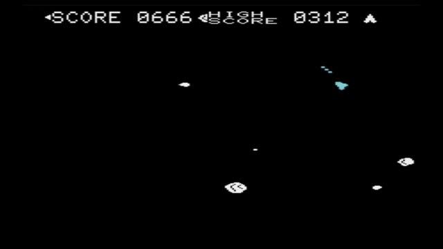 Asteroids Longplay (Commodore Vic-20 Version)