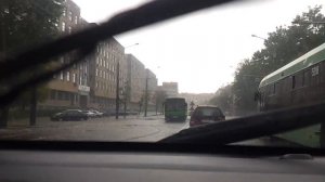 Минск ул. Сурганова, потоп 2013