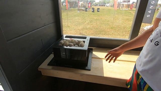 Электропечь Sangens (Grill'D) в бане от Bochky. БаняФест 2022. смотреть онлайн