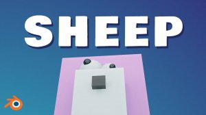 Урок по Blender3D.  Low poly SHEEP