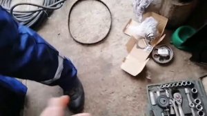 Замена помпы съежает ремень грм на ваз 2114