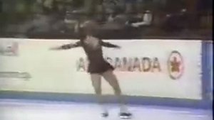 1981 Skate Canada, Ladies' LP Kira Ivanova. Кира Иванова 1981