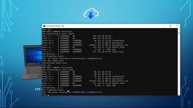 Transfer files with FTP (client to server downloads and uploads) смотреть онлайн