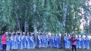 Народный хор русской песни Раздолье (г.Уфа)_У России глаза голубые
