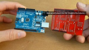 Setup Arduino UNO, CNC Shield v3, GRBL, and related CNC motion components and electronics.
