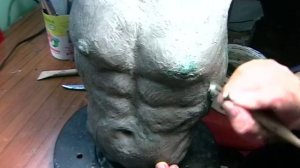 Шарнирная кукла из папье маше своими руками  2 часть - Торс