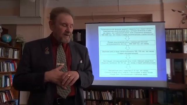 Сергей Ильич Иванищев. Лекция «Происхождение языка»