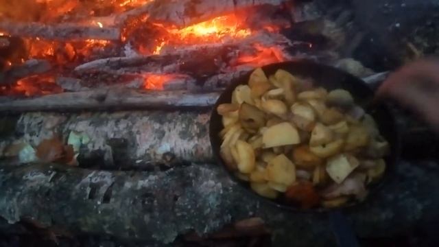 Готовим на костре в Средилесье с Дмитрием Бахаревым. смотреть онлайн