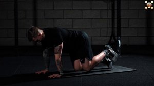 Отведение бедра стоя на четвереньках