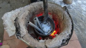 Литье Алюминия. Плавлю Алюминиевые Обручи. АСМР. Плавка Алюминия В Гараже. Цветной Металл.