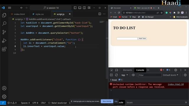 Master JavaScript DOM Manipulation: Build an Interactive ToDo List Project
