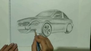 How to draw BMW. Как нарисовать BMW
