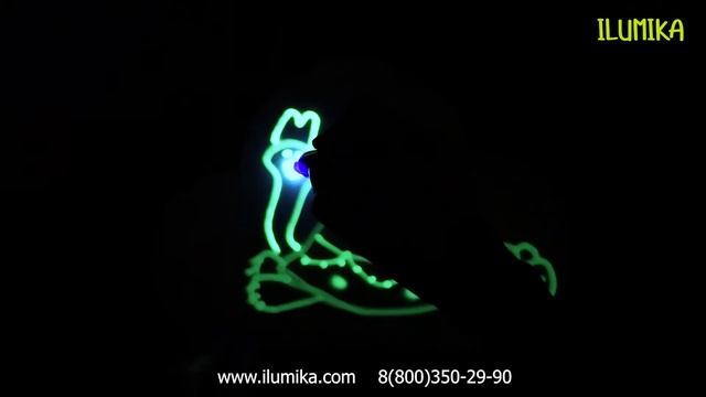 Рисуем светом черепаху на фигуре ILUMIKA Облако смотреть онлайн