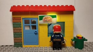 анимация про поход за бургером лего