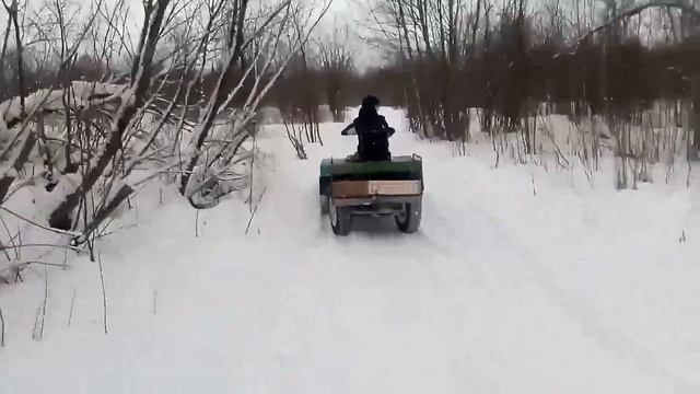 Помор Х 6. обзор - испытания буксировщик в снег смотреть онлайн