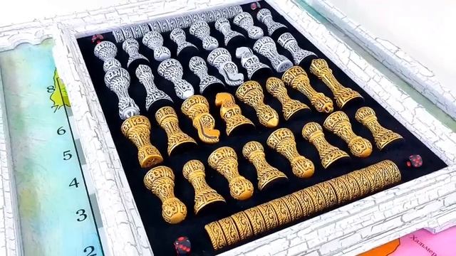 Шахматы - нарды картина "Ненецкий АО" смотреть онлайн