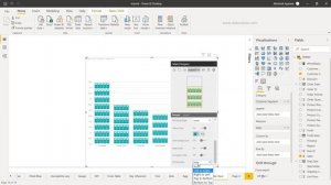 How to create infographic in Power BI or image on bar chart