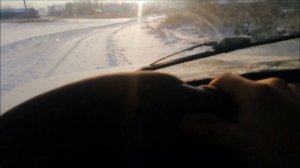 Нива 21214 с отвалом по снегу!